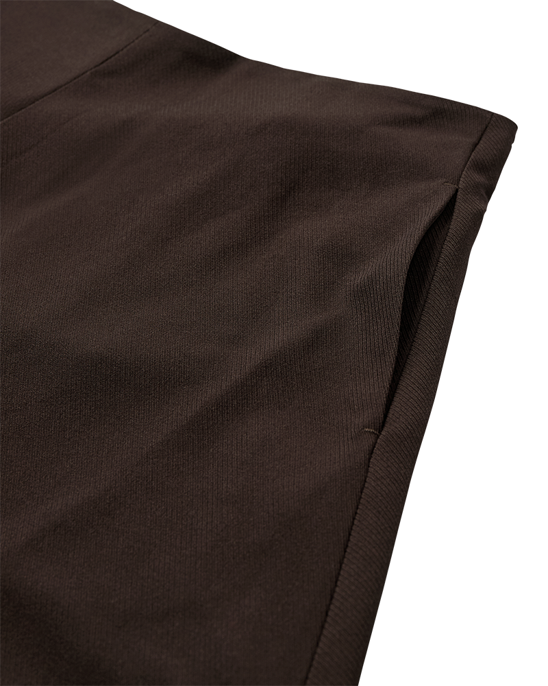 CMTAILOR - LONG SKIRT IN BROWN