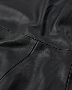 CMBARON - LEATHER DRESS IN BLACK
