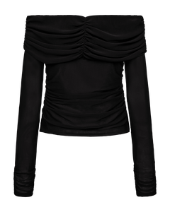 CMMEJSE - OFF-SHOULDER BLOUSE IN BLACK