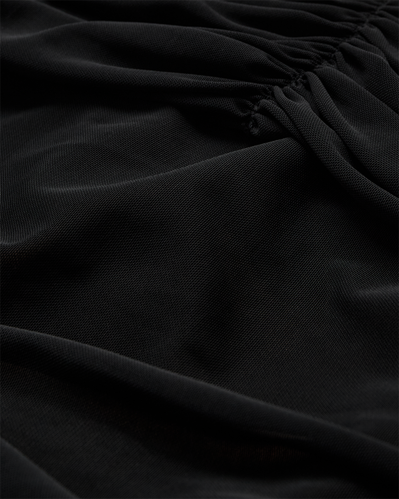 CMMEJSE - OFF-SHOULDER BLOUSE IN BLACK