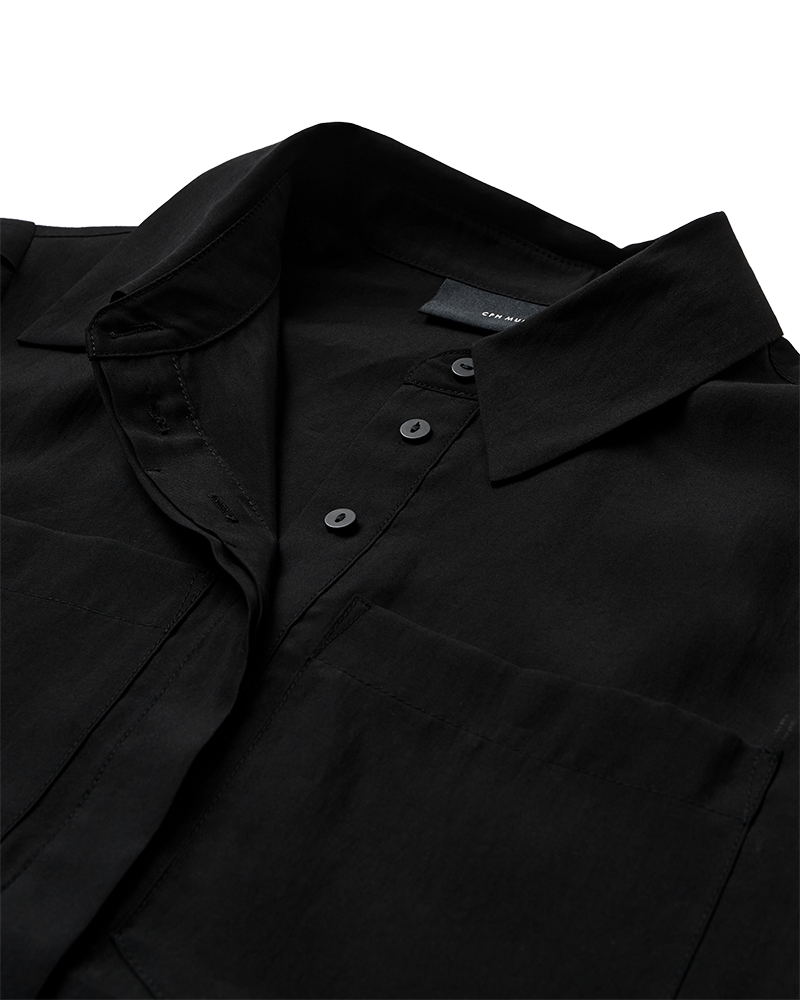 Cmmolly - shirt met kanten trim in zwart