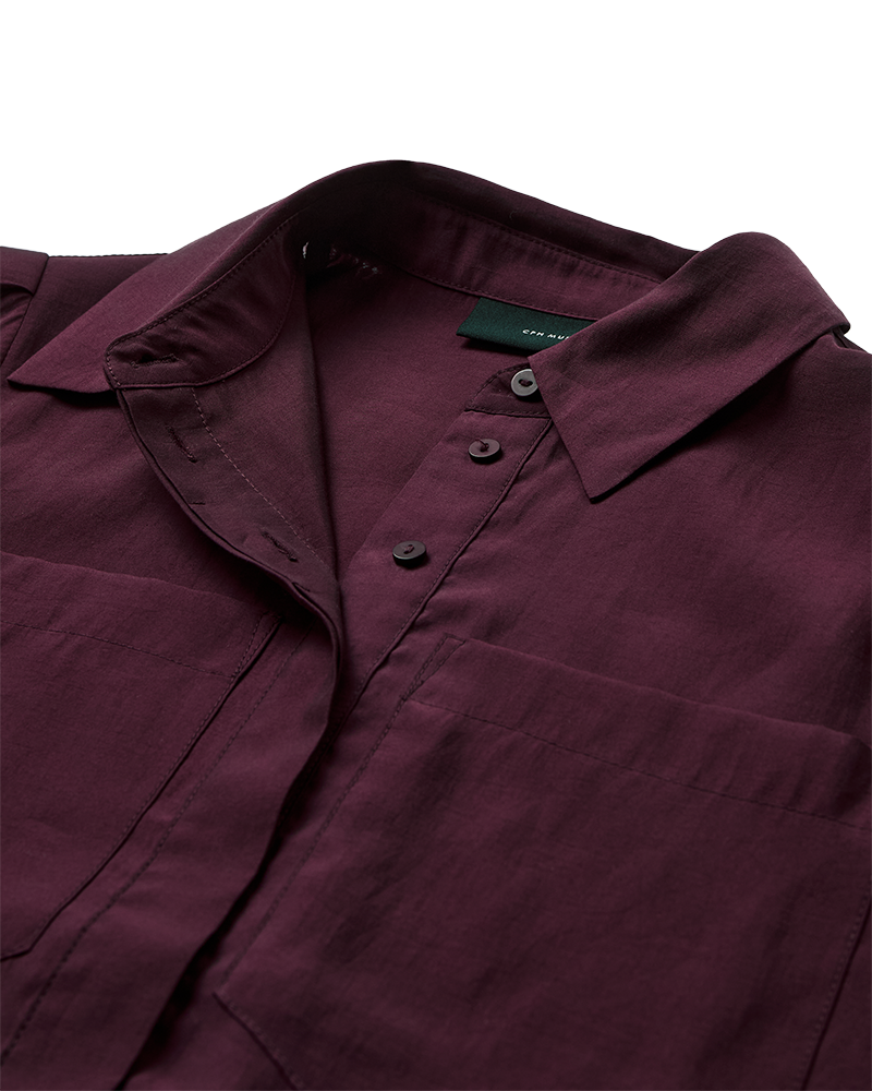 Cmmolly - shirt met kant in rood