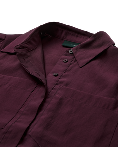 Cmmolly - shirt met kant in rood