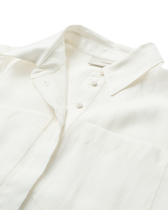 Cmmolly - shirt met kanten randen in off -wit