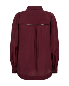 Cmmolly - shirt met kant in rood