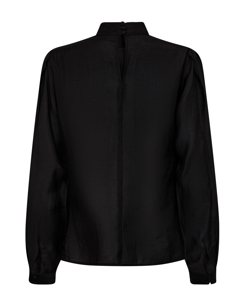 Cmmolly - blouse met ruches in zwart