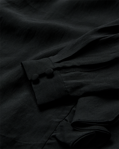 Cmmolly - blouse met ruches in zwart