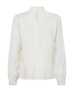 Cmmolly - Blouse met ruches in gebroken wit