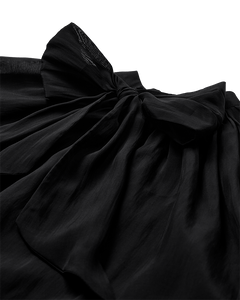 Cmtilly - blouse met boogdetail in zwart