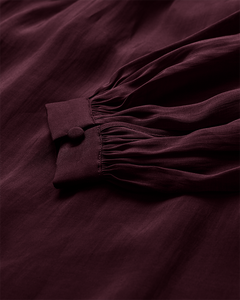 Cmtilly - blouse met boogdetail in rood