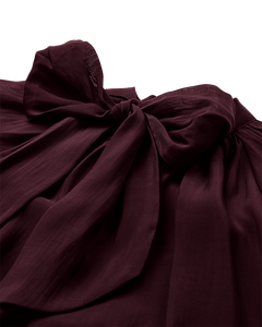 Cmtilly - blouse met boogdetail in rood