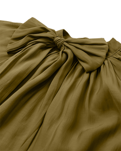 Cmtilly - blouse met boogdetail in groen