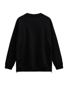 CMROCO - Sweatshirt met zip -details in zwart