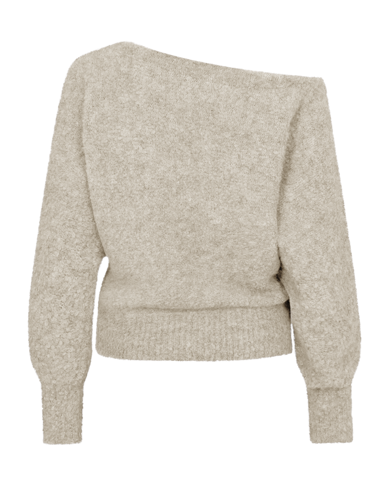 Cmlambi - gebreide pullover in beige