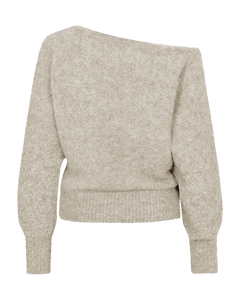 Cmlambi - gebreide pullover in beige