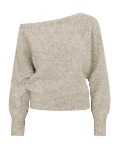 Cmlambi - gebreide pullover in beige