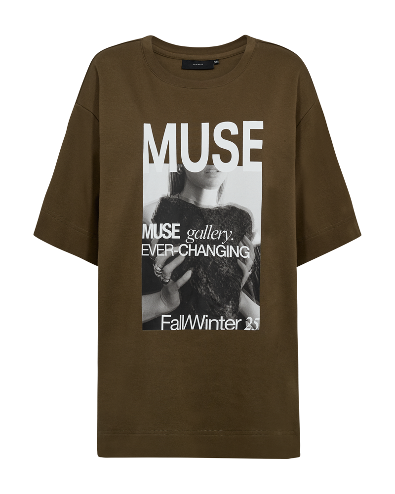 CMMUSE - T-SHIRT IN GREEN