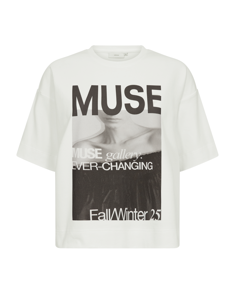 CMMUSE - T-SHIRT IN OFF-WHITE