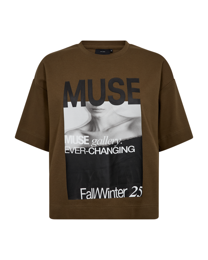 CMMUSE - T-SHIRT IN GREEN