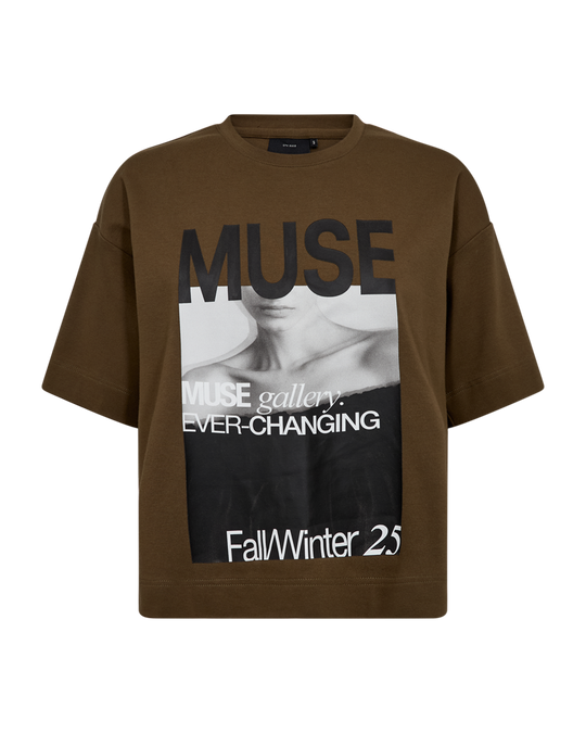 CMMUSE - T-SHIRT IN GREEN