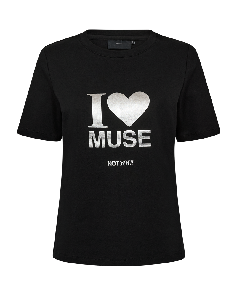 CMMUSE - T-SHIRT IN BLACK