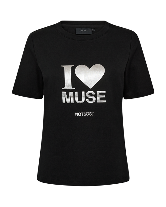 Cmmuse - T -shirt in zwart
