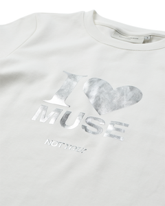 CMMUSE - T-SHIRT IN OFF-WHITE