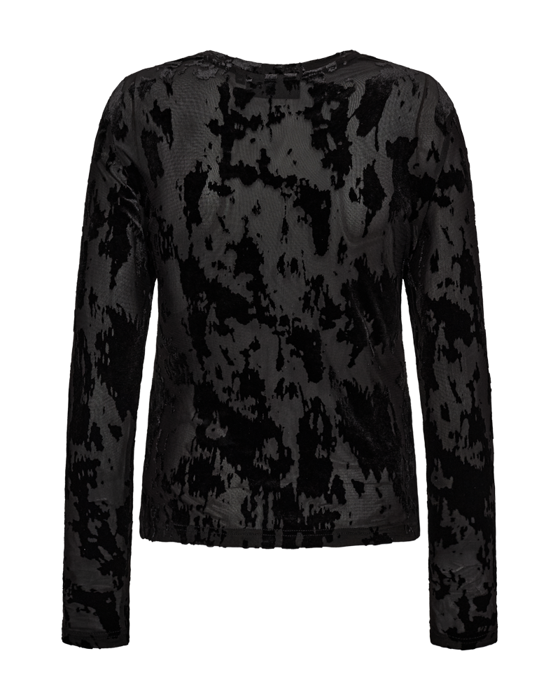 CMFLAME- LONG SLEEVE BLOUSE IN BLACK