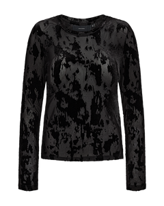 CMFLAME- LONG SLEEVE BLOUSE IN BLACK