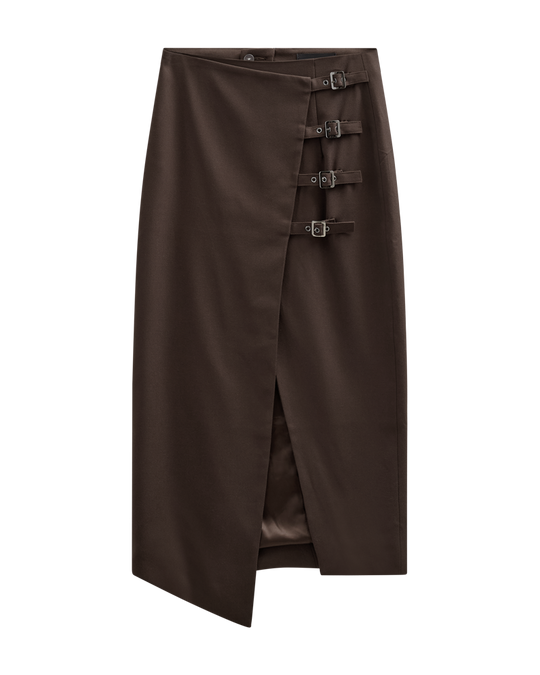 CMTAILOR - SKIRT IN BROWN