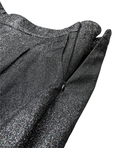 CMSHINMI - SKIRT WITH GLITTER IN BLACK
