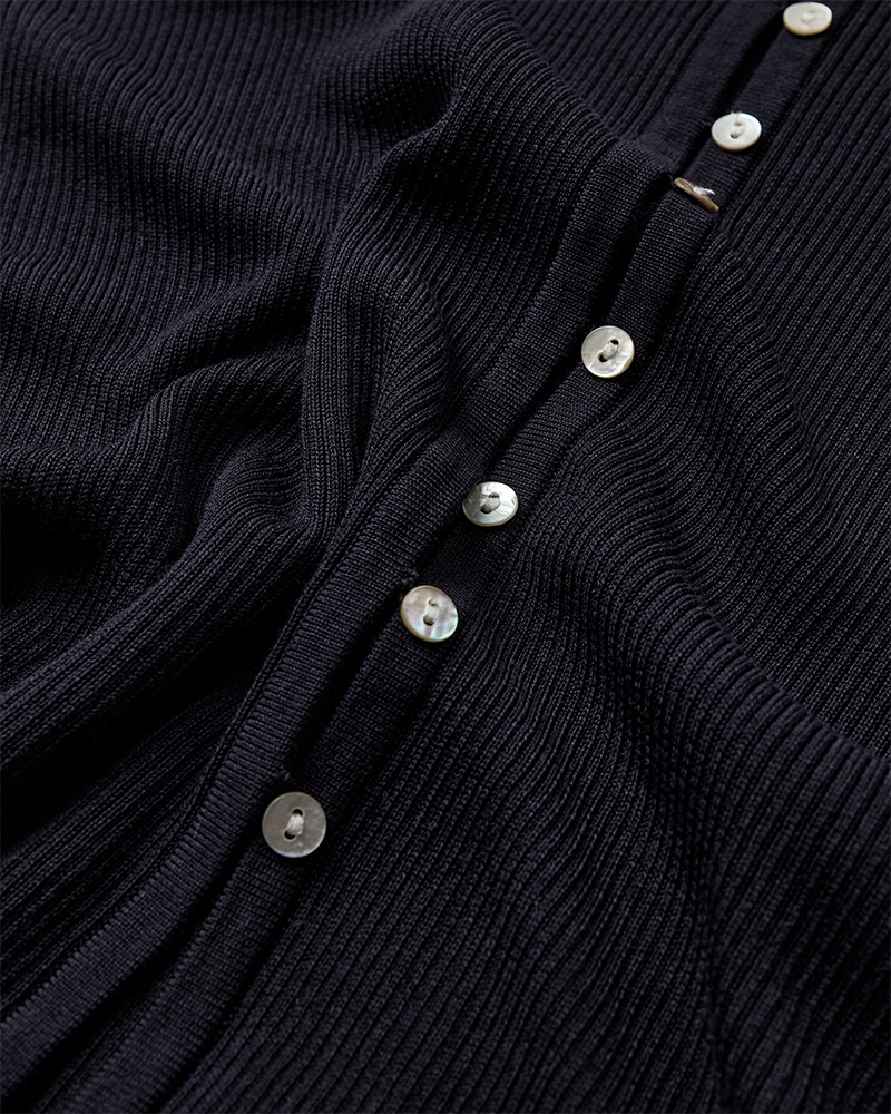 CMCONNIE - CARDIGAN WITH BUTTONS IN BLUE