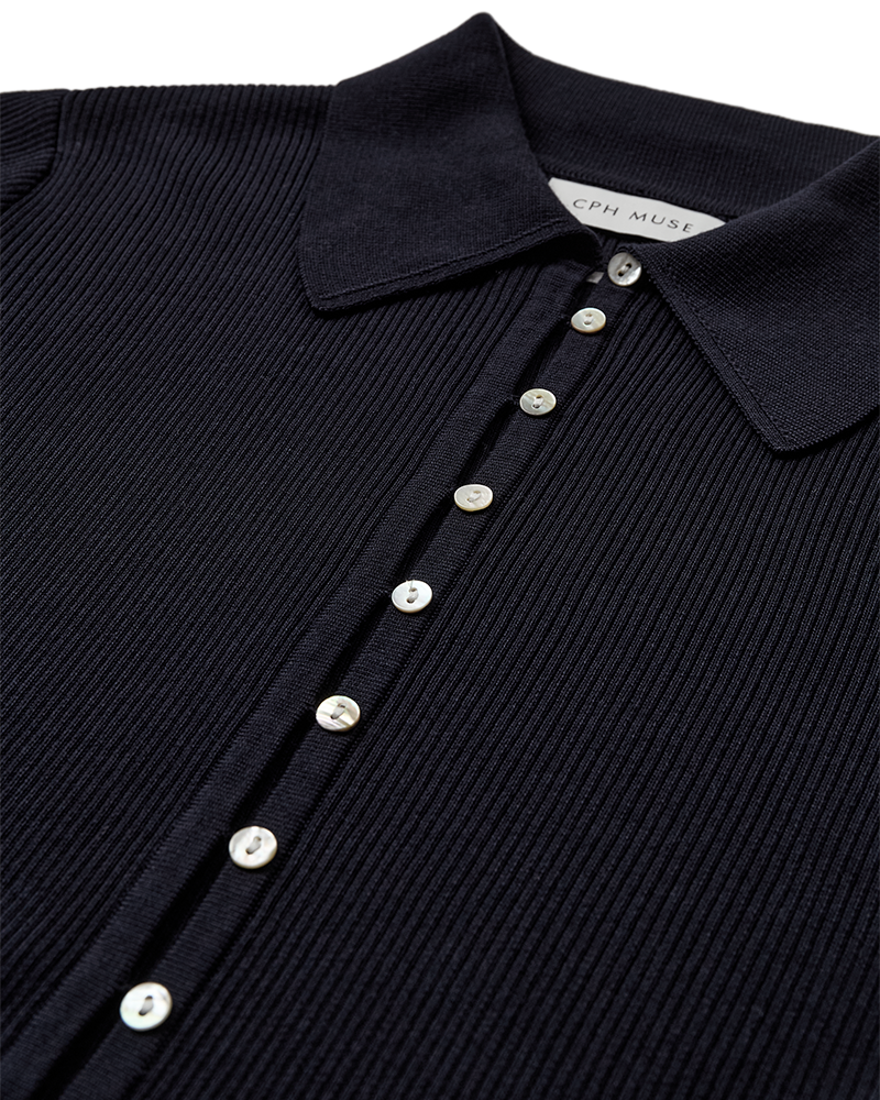 CMCONNIE - CARDIGAN WITH BUTTONS IN BLUE