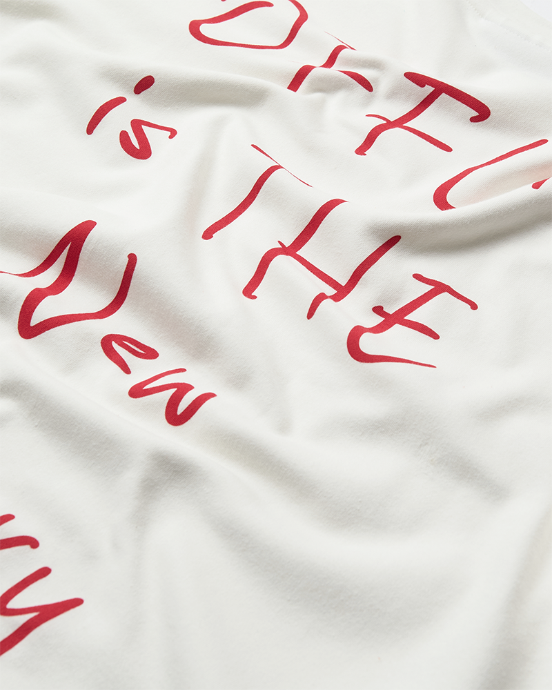 CMMUSE - OVERSIZE T-SHIRT IN OFF-WHITE