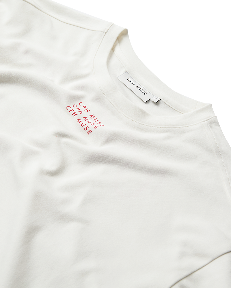 CMMUSE - OVERSIZE T-SHIRT IN OFF-WHITE