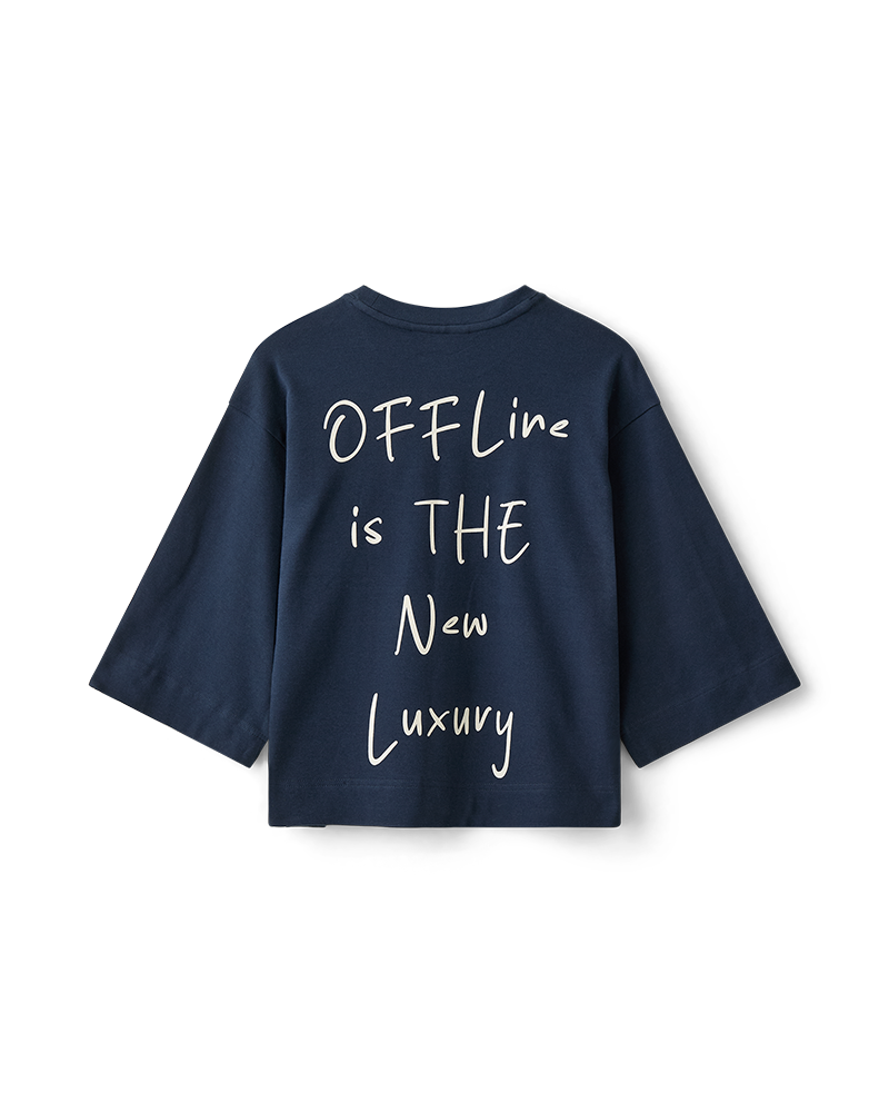 CMMUSE - OVERSIZE T-SHIRT IN BLUE