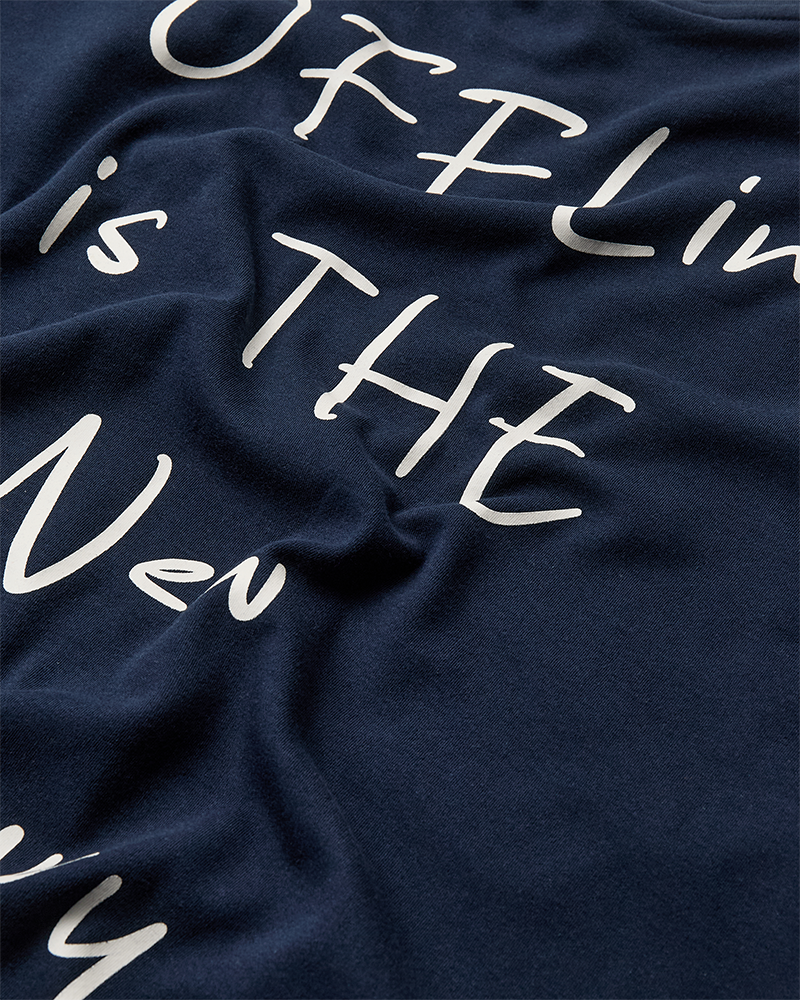 CMMUSE - OVERSIZE T-SHIRT IN BLUE