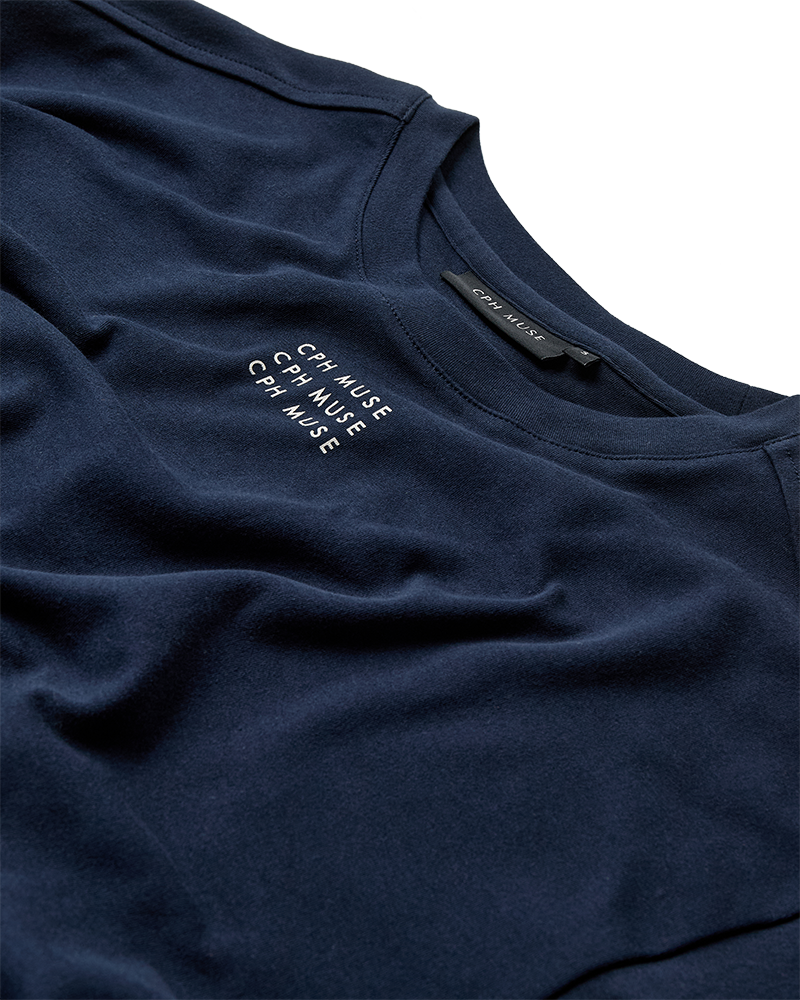 CMMUSE - OVERSIZE T-SHIRT IN BLUE