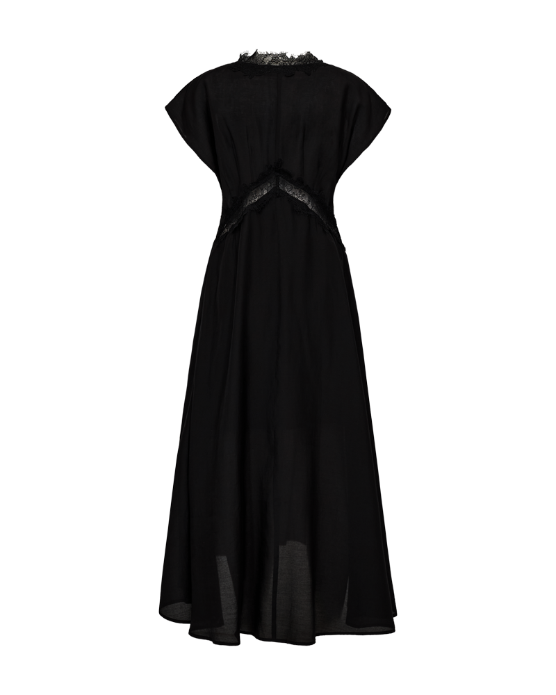 black dress white details Cph Muse MOLLY Sleeve:33 %0D%0A%0D%0A%26nbsp%3B%0D%0A%0D%0A%26nbsp%3B%0D%0A*%26nbsp%3BOrder%20one%20size%20up%20for%20a%20relaxed%20fit Gothic Style Neck Short almond toe flats