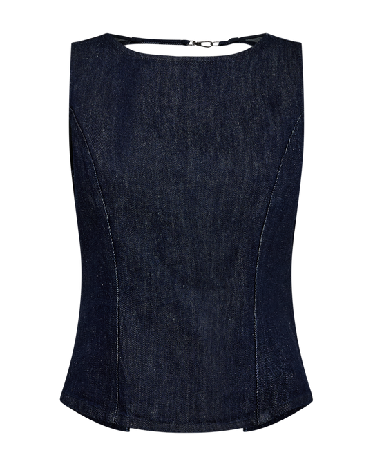 CMJALYNN - TOP IN DENIM QUALITY IN BLUE