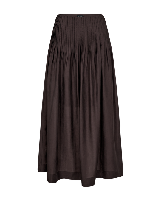 CMMOLLY - SKIRT IN BROWN