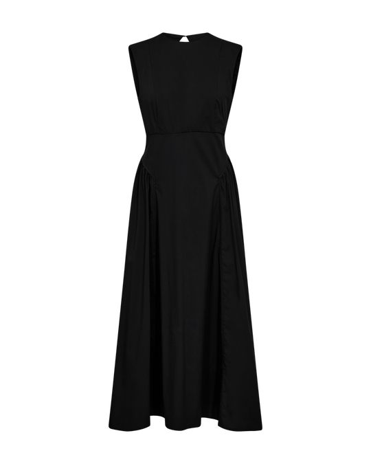 CMPOPPI - OPEN-BACK DRESS IN BLACK