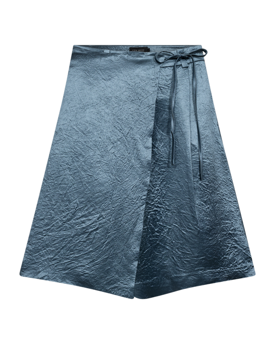 CMSASHA - SATIN SKORT IN BLUE