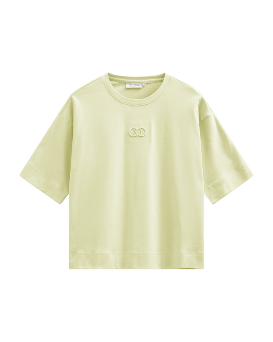 CMMUSE - OVERSIZE T-SHIRT IN GREEN