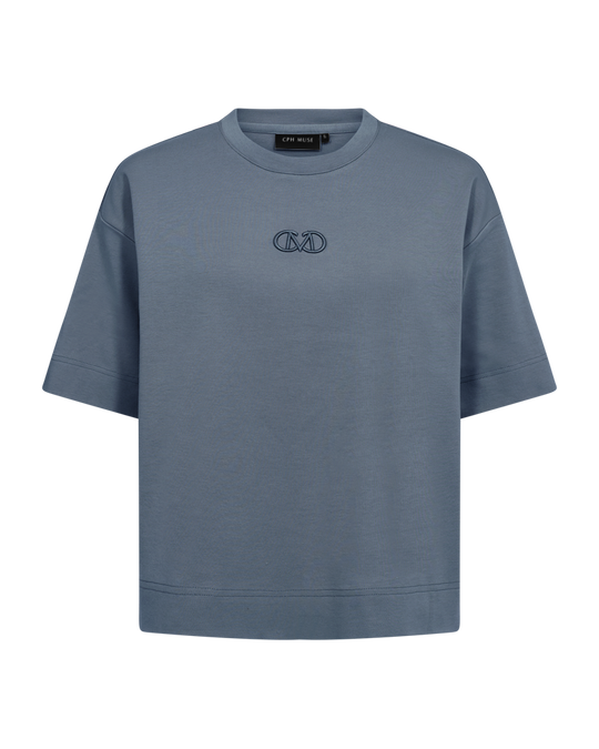 CMMUSE - OVERSIZE T-SHIRT IN BLUE