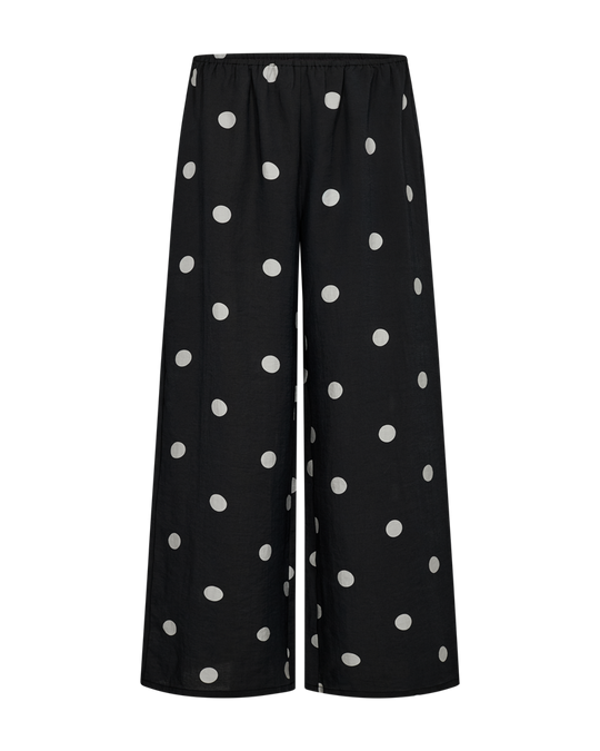 CMFIE - POLKA DOT PANTS IN BLACK
