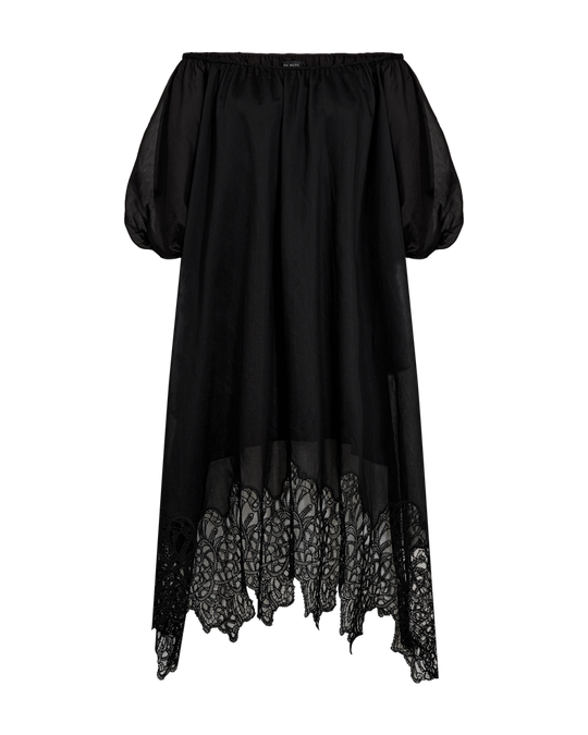 CMDOLLY - OFF-SHOULDER DRESS IN BLACK