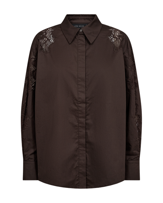 CMSHIRLEY - SHIRT IN BROWN