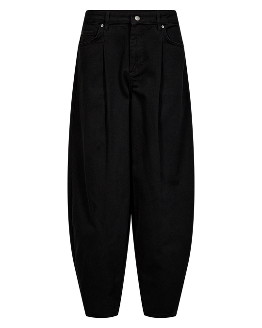 CMANORA – BARREL JEANS IN BLACK