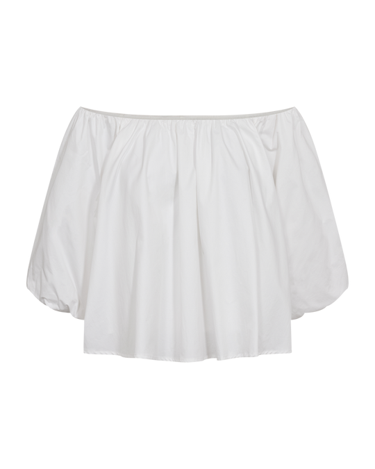 CMSHIRLEY - OFF-SHOULDER BLOUSE IN WHITE